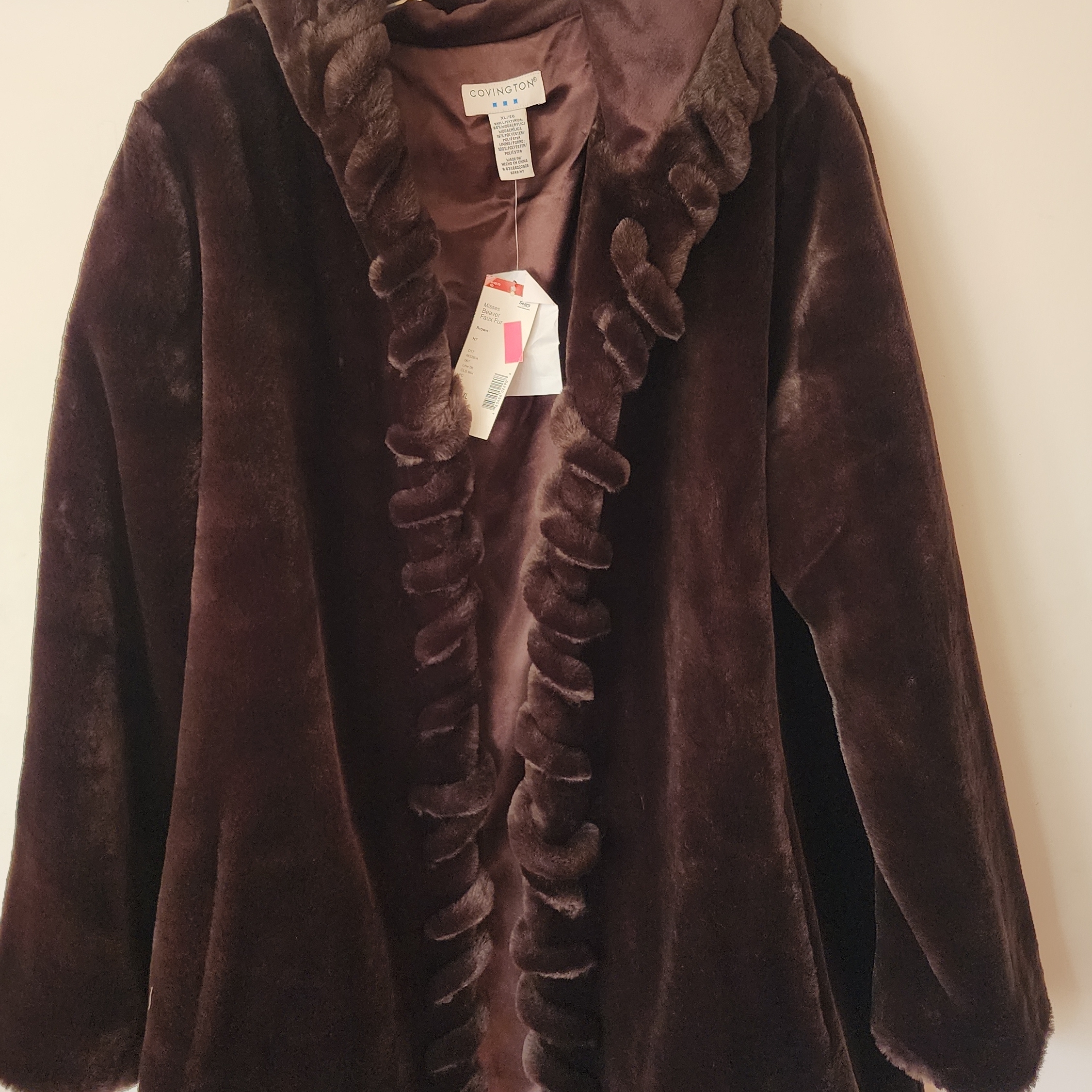Covington Faux Fur Vintage Jacket